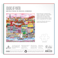 Galison Colors of Porto puzzle sailboats add nautical charm to your solve