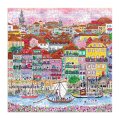 Galison Colors of Porto puzzle seaside sky and ocean for immersive art appreciation