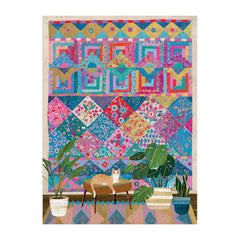 Galison Quilter's Corner quilt tapestry wall—bold textile art scene
