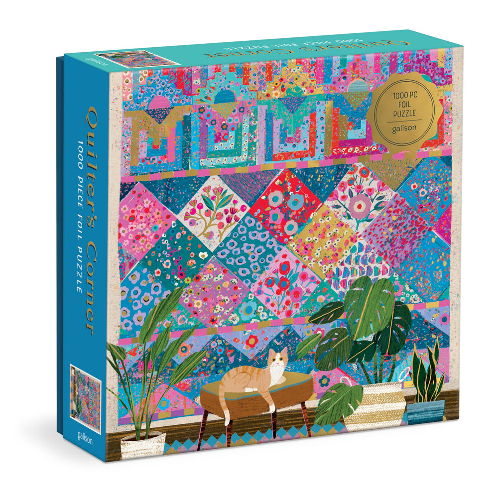Galison Quilter's Corner by Victoria Ball—vibrant quilt artwork
