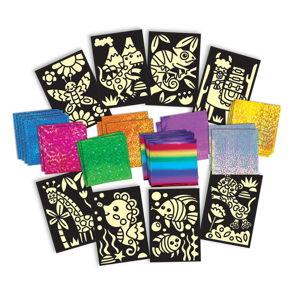 Galt Fab Foil Art eight pictures awaiting foil transfer.