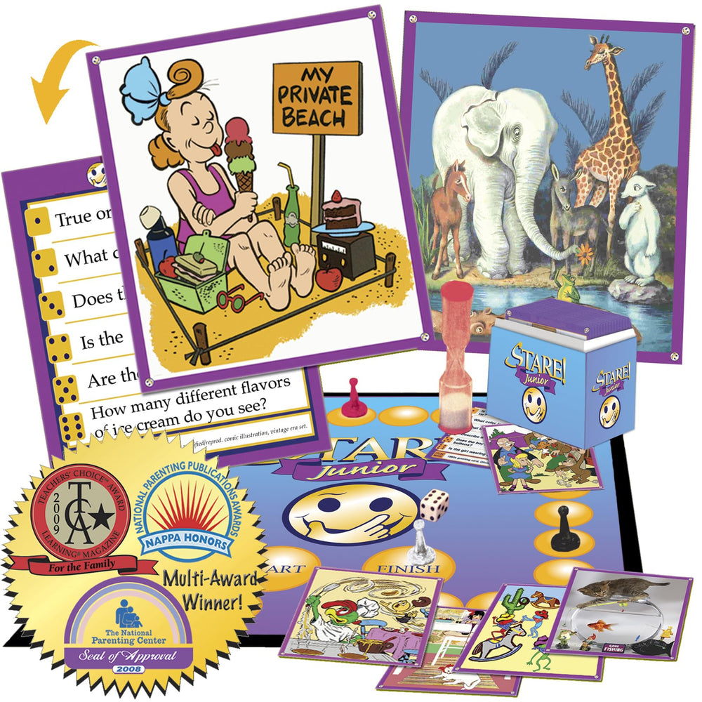 Stare Junior image card 6 by Game Development Group uses bold colors to maintain engagement