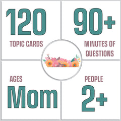 Game That Song Moments with Mom dining-table setup supports easy at-home connection.