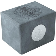 Gamegenic Brandt Gate gray front view; premium deck protection for up to 50 cards.