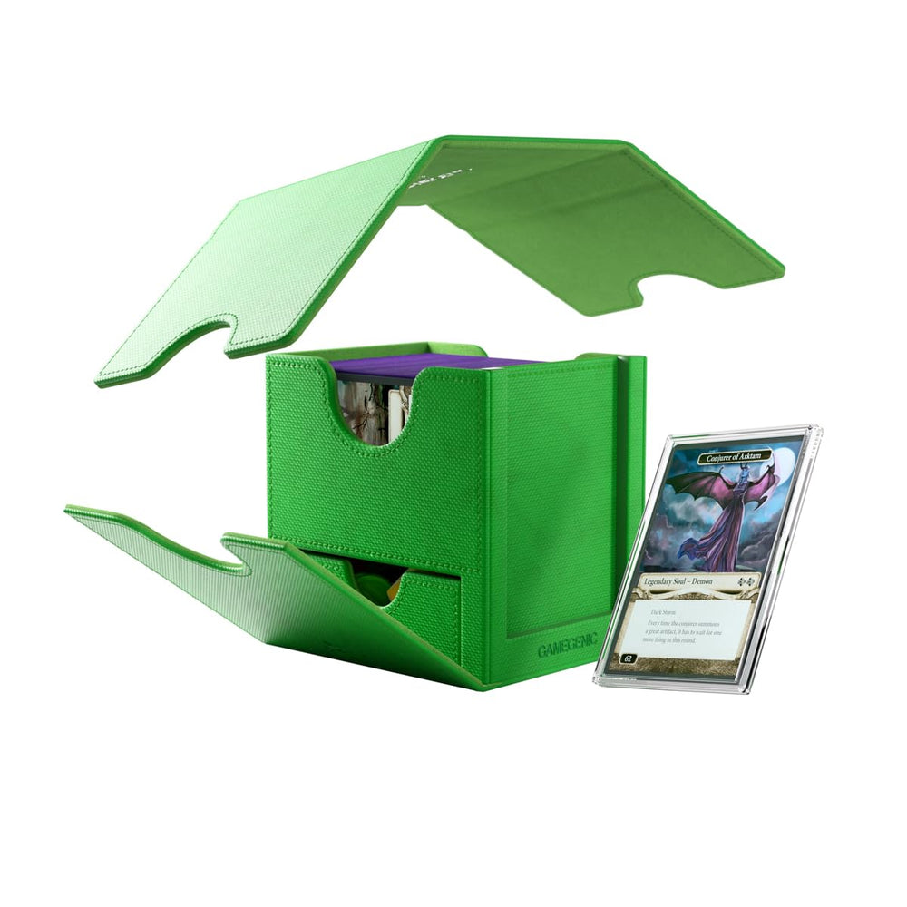Gamegenic Sidekick Pro 100+ XL integrated token drawer keeps game accessories handy.
