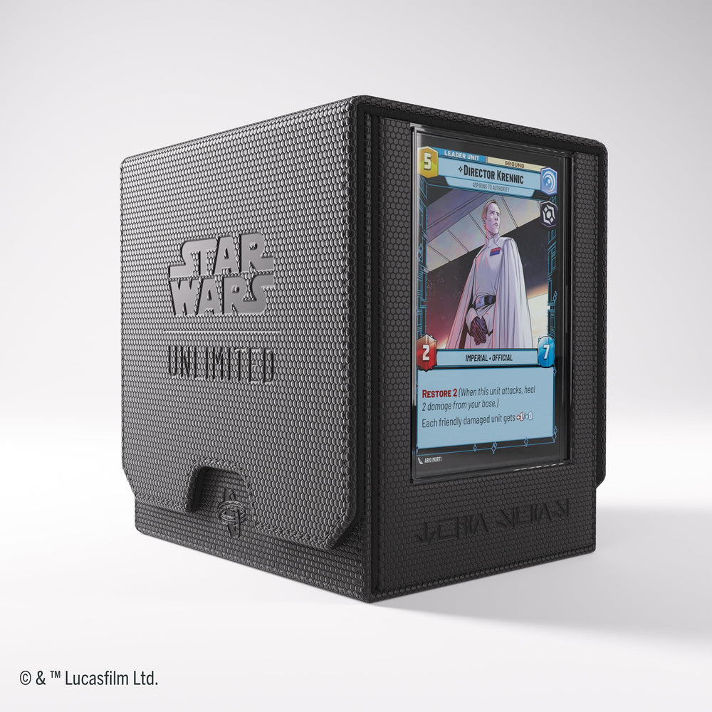 Gamegenic Twin Suns Deck Pod UV-protected cases shield leader cards at events.