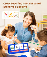 GAMENOTE blending action with image cards reinforce phonics in small groups