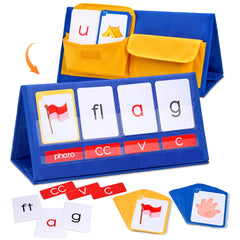 GAMENOTE word building desktop pocket chart on classroom desk for hands on learning