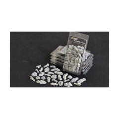 Gamers Grass Basing Bits Rocks demonstrate detailed rock clusters for realistic tabletop bases.