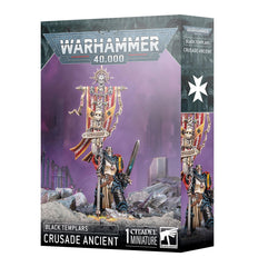 Games Workshop Black Templars Crusade Ancient miniature, unpainted and ready for assembly.
