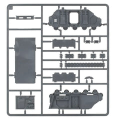 Games Workshop Chaos Rhino assembly-parts show included components for smooth build.