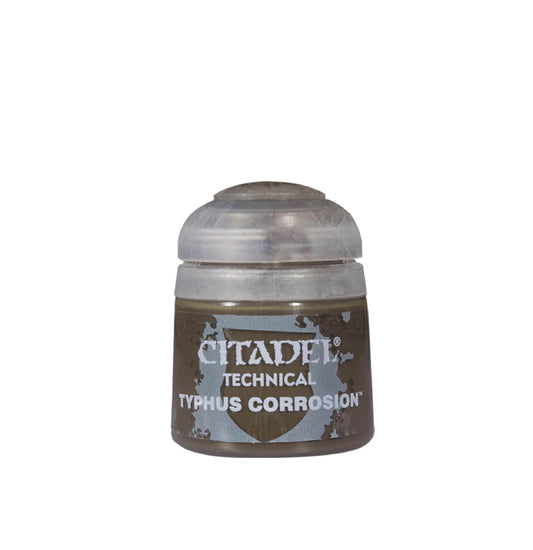 Games Workshop Citadel Typhus Corrosion paint bottle ready for weathering