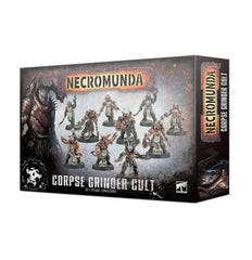 Games Workshop Necromunda Corpse Grinder Cult box with six skinners and four initiates for tabletop battles