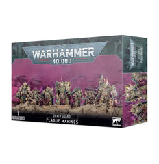 Games Workshop Death Guard Plague Marines squad in a multi-part plastic kit for Warhammer 40,000 battles