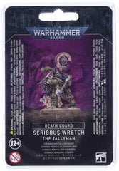 Games Workshop Death Guard Scribbus Wretch assembly view for versatile kit building