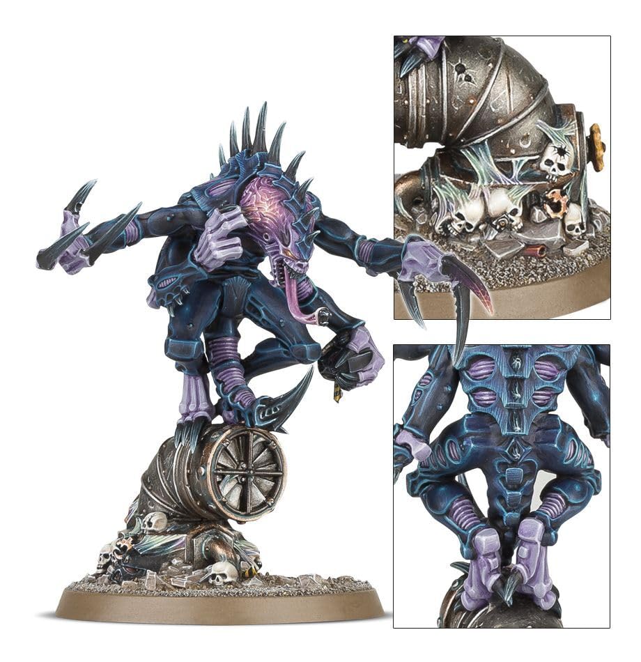 Games Workshop Genestealer Cults Broodcoven Magus with force stave for versatile use.
