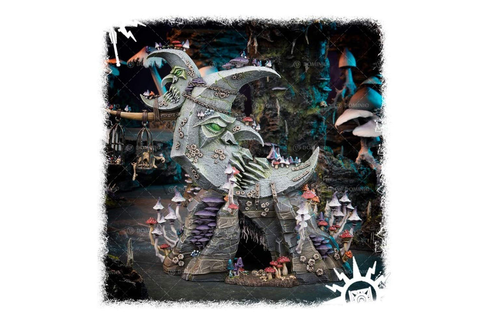 Gloomspite Gitz infantry kit assembly with 32 plastic components for customization