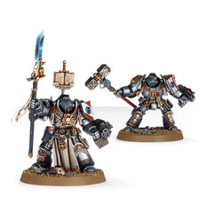 Games Workshop Grey Knights Terminator armour detail with imposing pose.