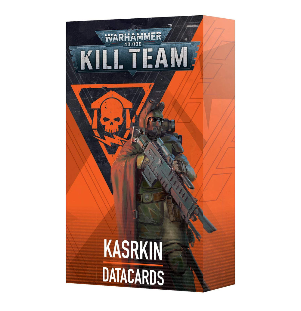 Games Workshop Kasrkin datacards for Kill Team provide fast rule reference and tactical options.