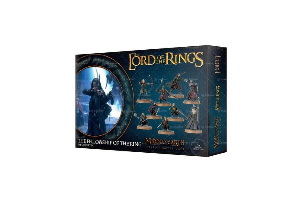 Games Workshop Fellowship Ring miniature in dynamic pose for tabletop use