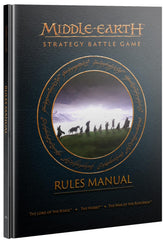 Games Workshop Middle-Earth Strategy Battle Game Rules Manual cover offers strategic guidance for scenarios