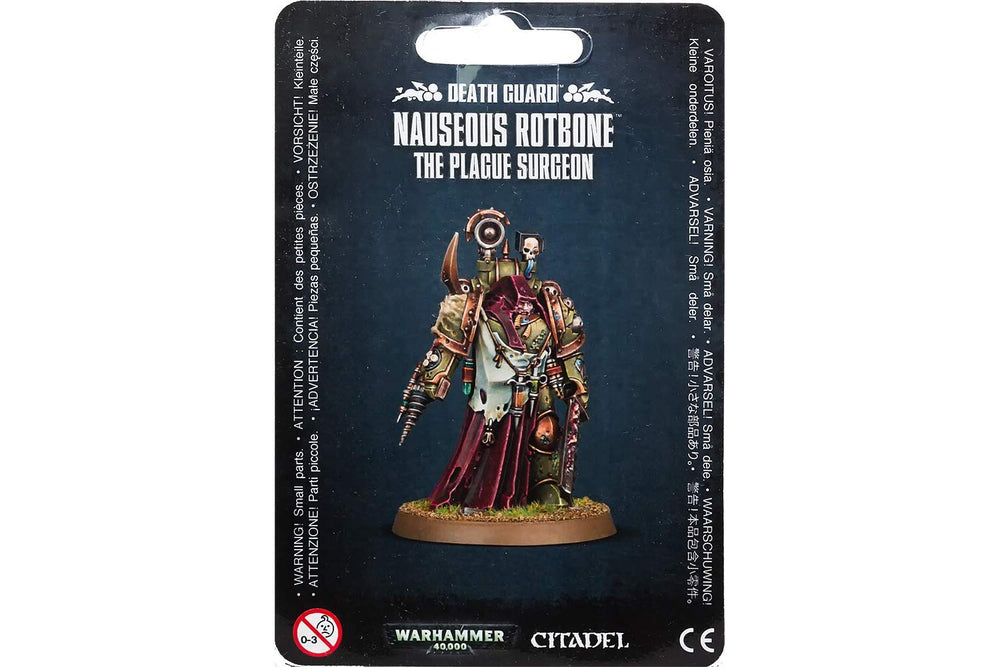 Games Workshop Nauseous Rotbone front view, ideal for tabletop display and roleplay scenes.
