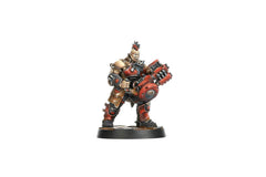 Games Workshop Necromunda Goliath armor plates and shoulder pads add bulk