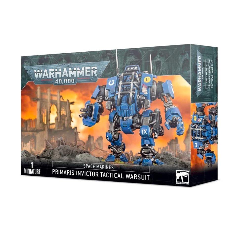 Games Workshop Space Marines Invictor Tactical Warsuit model for painting and tabletop battles