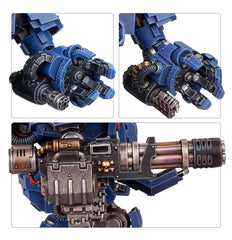 Games Workshop Primaris Redemptor Dreadnought assembly parts for customizable modeling