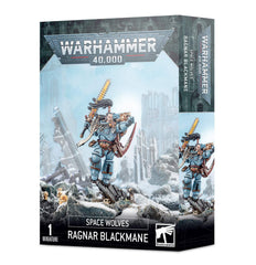 Games Workshop Space Wolves Ragnar Blackmane model for tabletop battles and display.