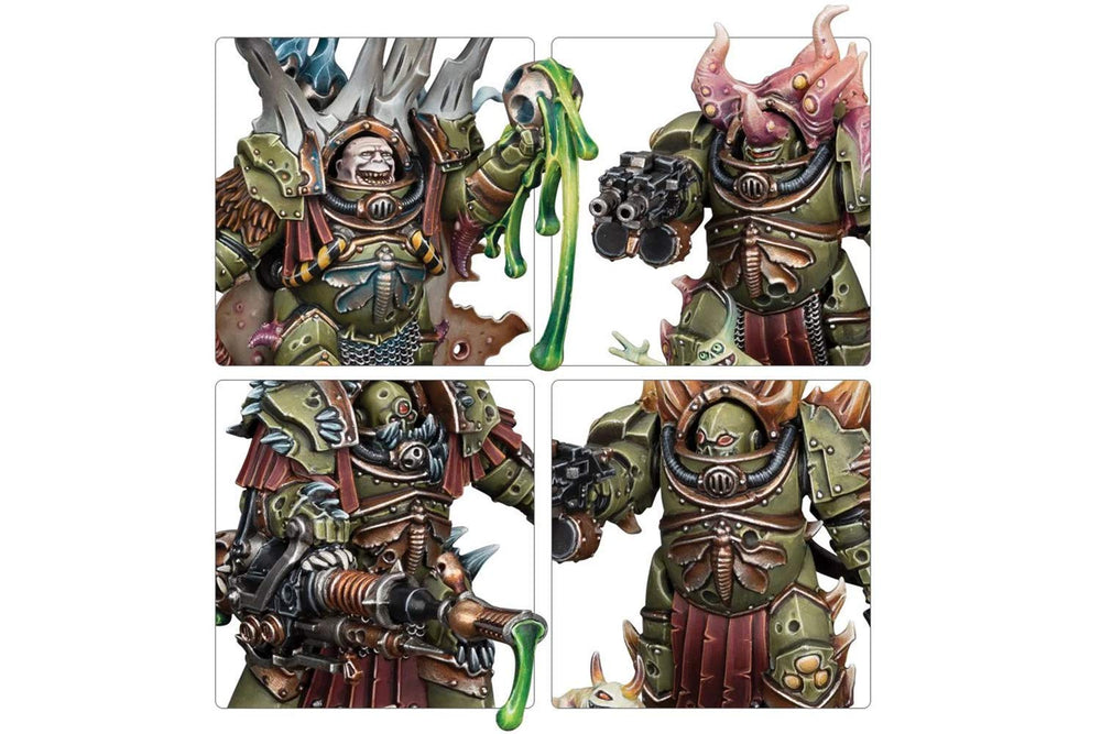 Blightlord Terminator with bubotic axe showing grotesque wargear