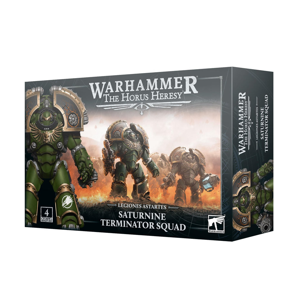 Games Workshop Saturnine Terminators with interchangeable weapons for flexible Space Marines squads