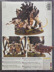 Games Workshop Tyranid Tyrannofex side view miniature ready for assembly and tactical display