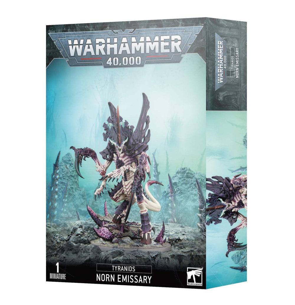 Games Workshop Tyranids Norn Emissary action shot, ideal centerpiece for display and painting