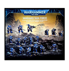 Games Workshop Vanguard Task Force lieutenant-ops model leading stealth missions on the tabletop.