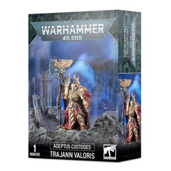 Trajann Valoris miniature, front-angled pose for tabletop display and hobby painting