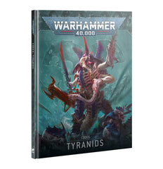 Games Workshop Warhammer 40,000 Codex Tyranids cover, hive mind lore and tactical inspiration.