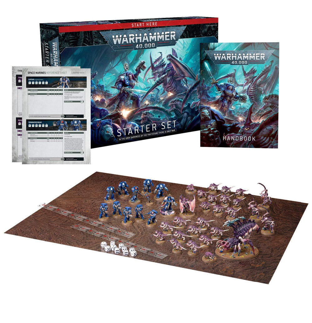 Games Workshop Warhammer 40,000 Starter Set box cover, ideal for new players