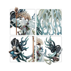 Games Workshop Warhammer AoS Lady Olynder with Banshee Zofen for storytelling.