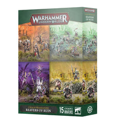 Games Workshop Warhammer Underworlds Reavers of Ruin box art, showcasing four chaos warbands for quick setup.