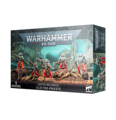 Games Workshop Adeptus Mechanicus Electro-Priests front view for tabletop battles