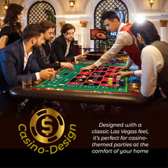 Gamie casino vibe mat elevates home parties with a photo-friendly backdrop