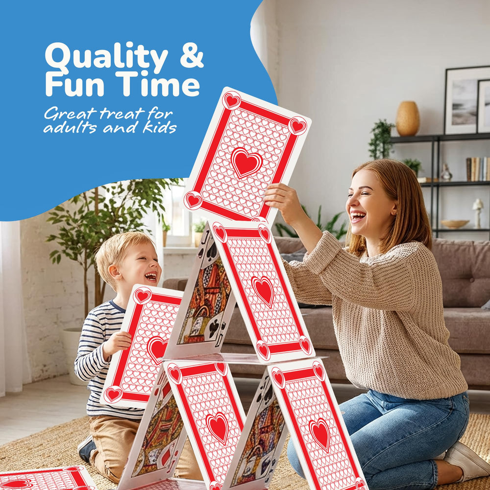 Gamie kids gift oversized deck makes a memorable present for young players.