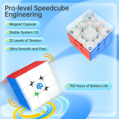 GAN 356 iCarry 2 magnetic timer tracks movements during solves