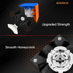 GAN 356 M frosted version reduces glare and enhances grip