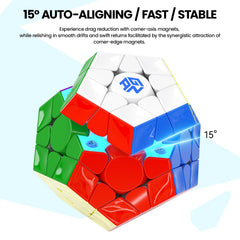 GAN Megaminx Maglev core reveals magnetic ball-type design for smooth action