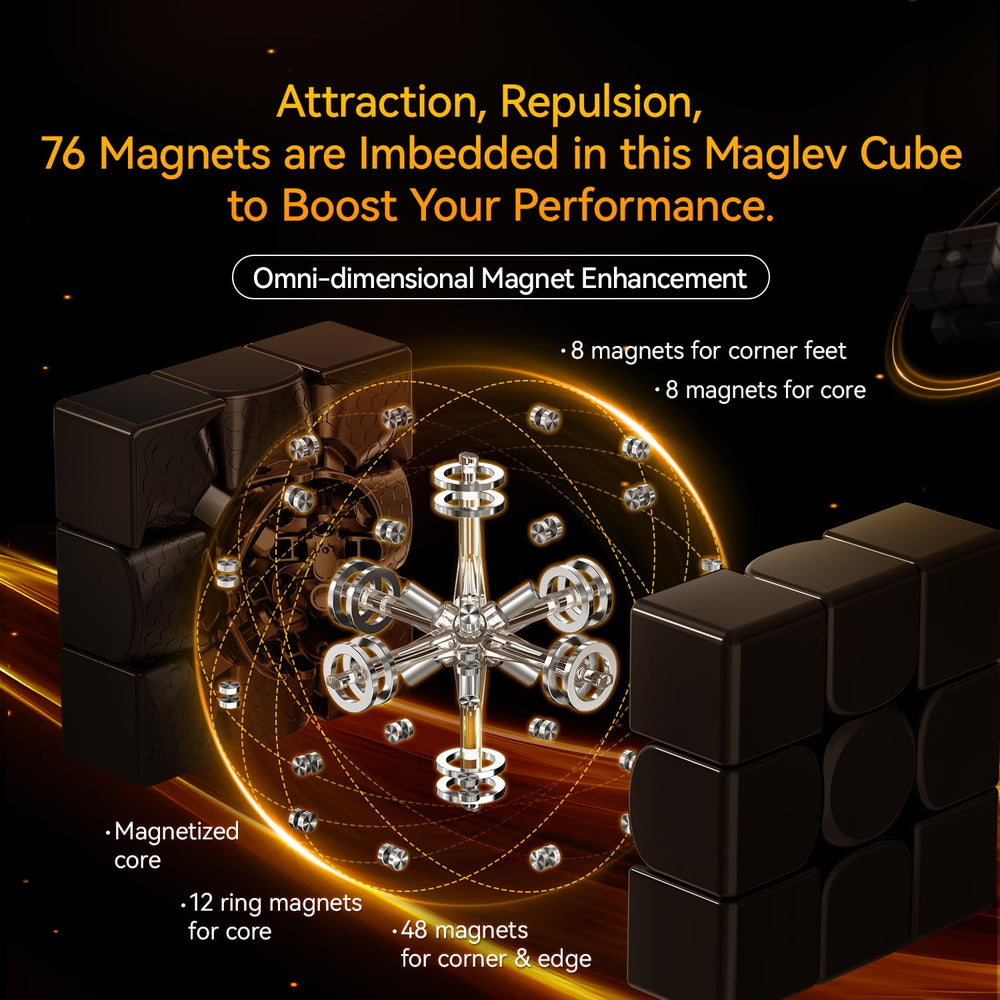 GAN 15 Maglev UV-coated finish resists wear during long practice sessions.