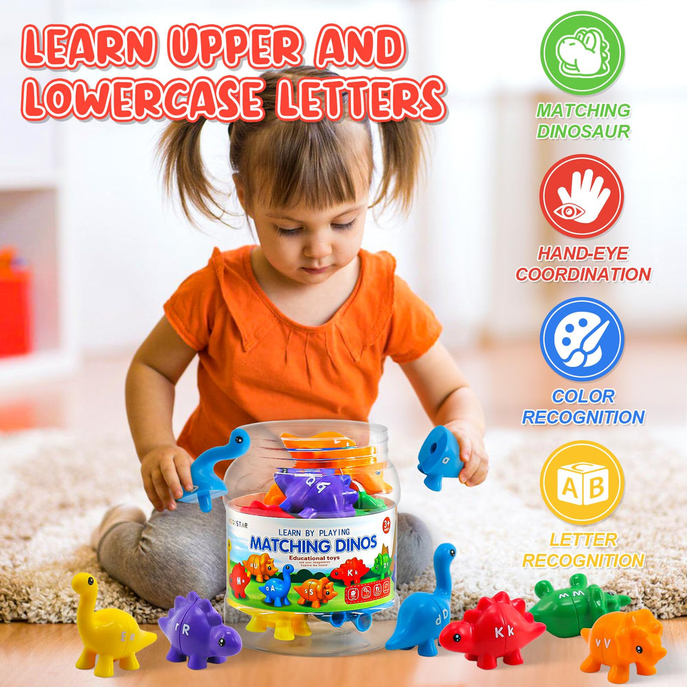 Ganaj classroom-learning dinos displayed for group activities and math manipulation.