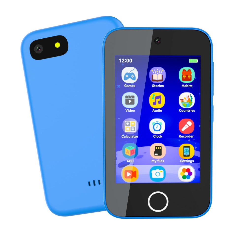 Gandashi Kids Smart Phone with a 3-5 inch screen for easy reading and play.