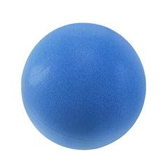 Ganjiang 7-inch blue foam ball, side view, easy grip for catching and tossing.